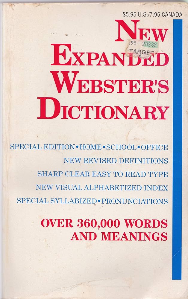 New Expanded Webster's Dictionary 1988 Edition: Books