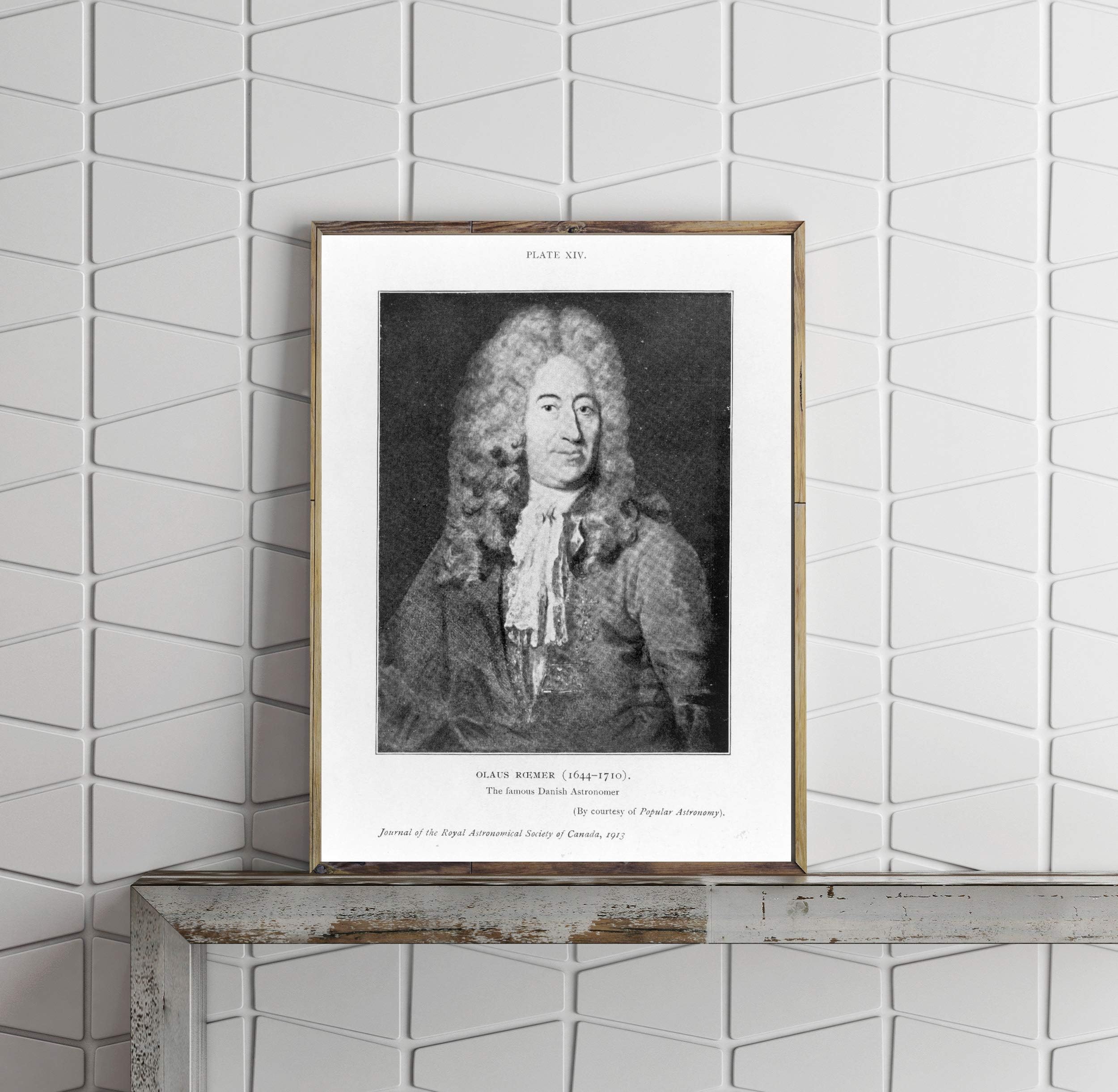 INFINITE PHOTOGRAPHS Photo: Olaus Romer | Ole Christensen Romer, 1644-1710 | The Famous Danish Astronomer | Poster Wall Art Decor
