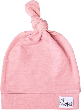 Copper Pearl Baby,Clothing,Baby Boys 0-24m,Accessories,Hats & Caps Copper Pearl Baby Beanie Hat Top Knot Stretchy Soft 0-4mo