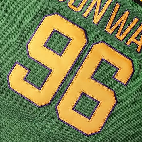 Miniatura 5 de Camiseta juvenil Mighty Ducks Charlie Conway #96 Adam Banks #99 de la película de hockey sobre hielo para niños