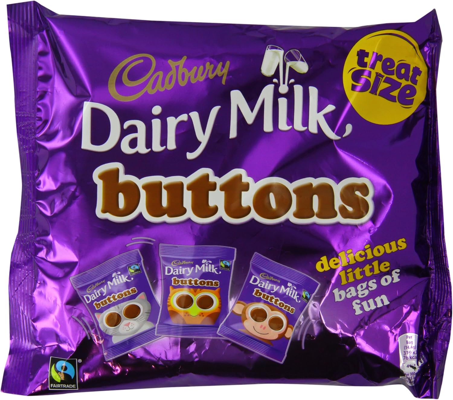 Cadbury Dairy Milk Buttons Chocolate Bag, 170g Amazon.co.uk Grocery