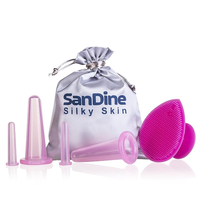 Cupping Therapy Sets - Face Cupping Set - Double Chin Reducer - Facial Cupping System - Silicone Massage