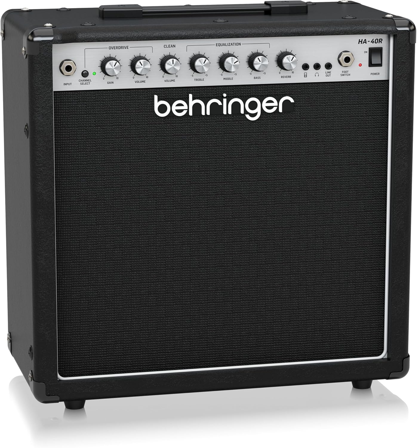 Behringer HA-40R 40 Watt Guitar Amplifier with 2 Independent Channels, VTC Tube Modeling, Reverb and Original Bugera 10" Speaker