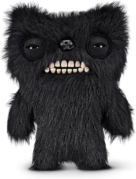 Fuggler Fart Face 9-inch Assortment Series 1 Munch Munch Black Long by ZURU, Funny Ugly Monster Plush Toy