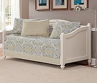 Vista 4 de Linen Plus - Juego de funda de edredón acolchada, 5 piezas