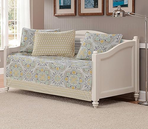 Miniatura 4 de Linen Plus - Juego de funda de edredón acolchada, 5piezas