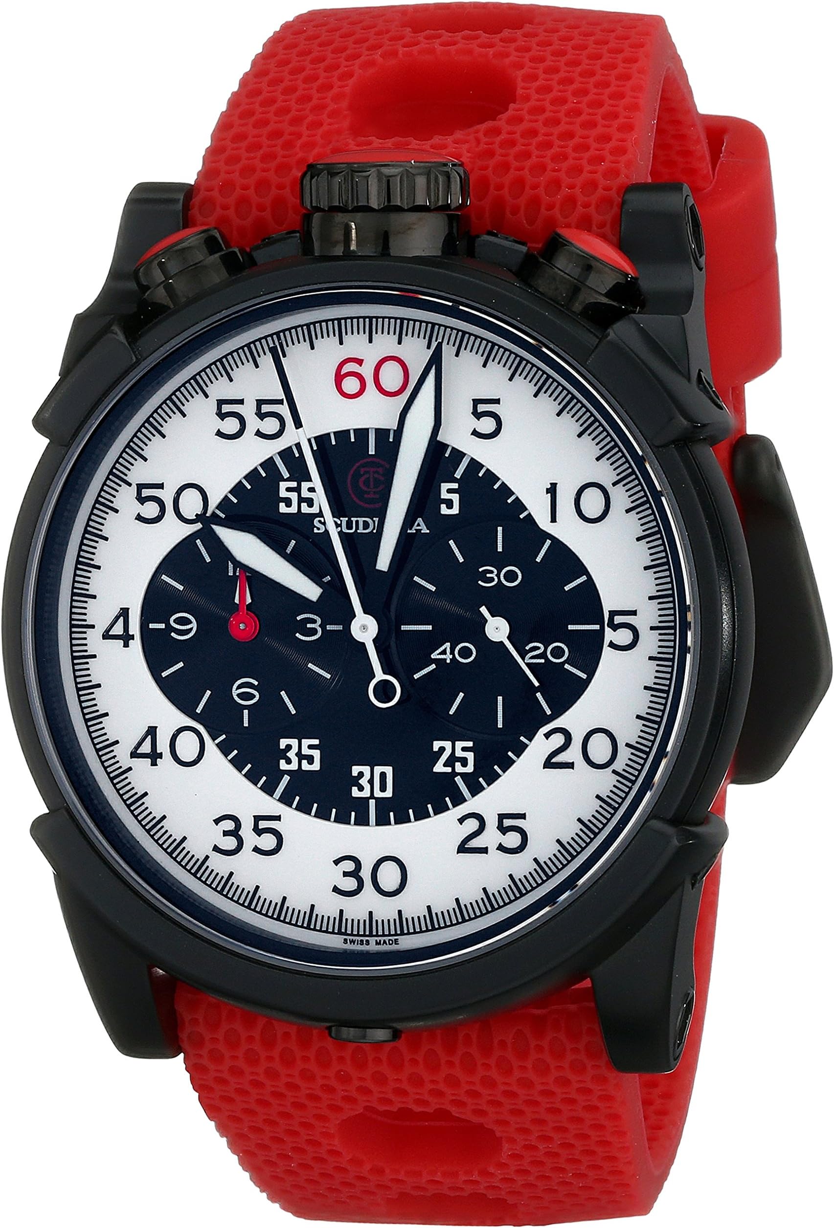 CT Scuderia Men's CS10115 Analog Display Swiss Quartz Red Watch