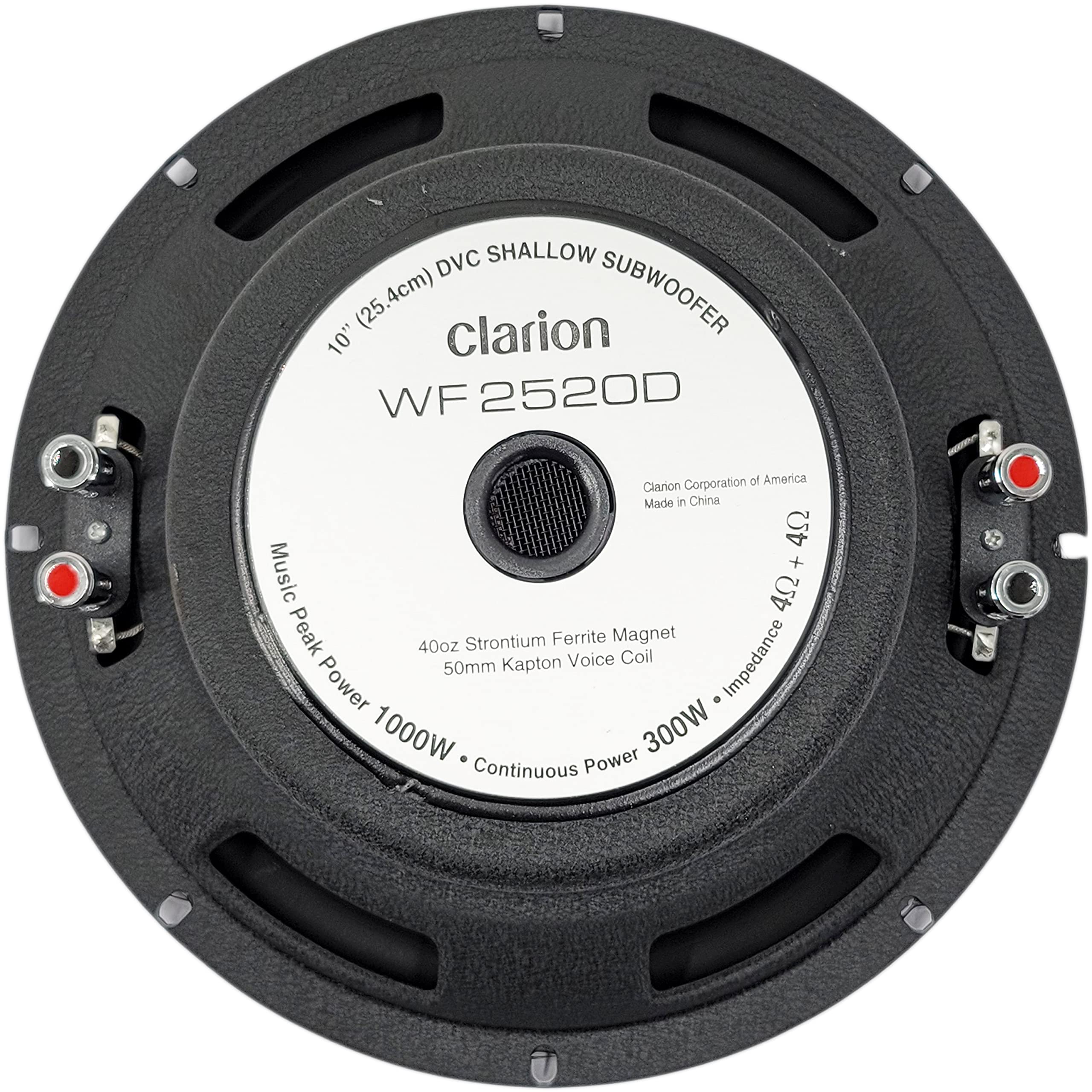 Buy Pair of Clarion WF2520D 1000 Watts Maximum Power Handling 10" Dual