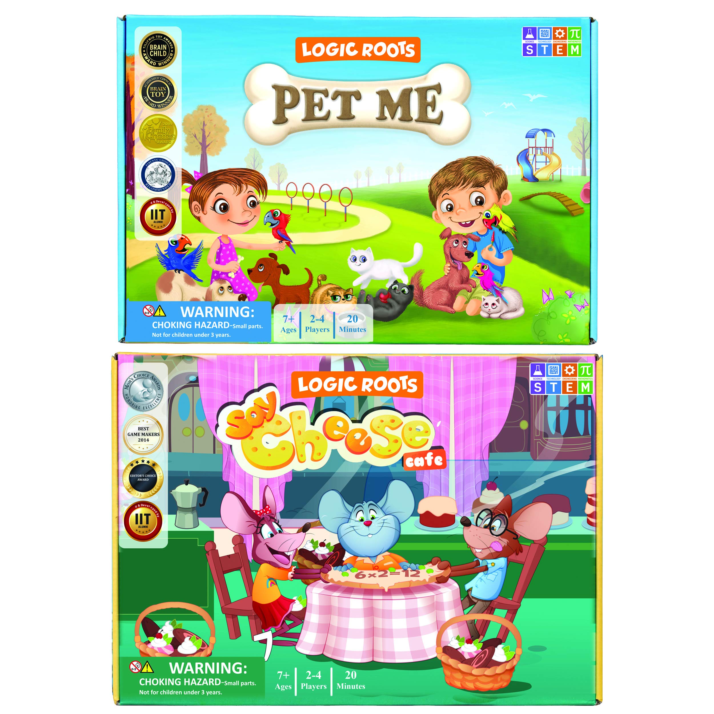 Two Multiplication and Division Games - Pet Me and Say Cheese Café | 2nd Grade Learning Games for Kids