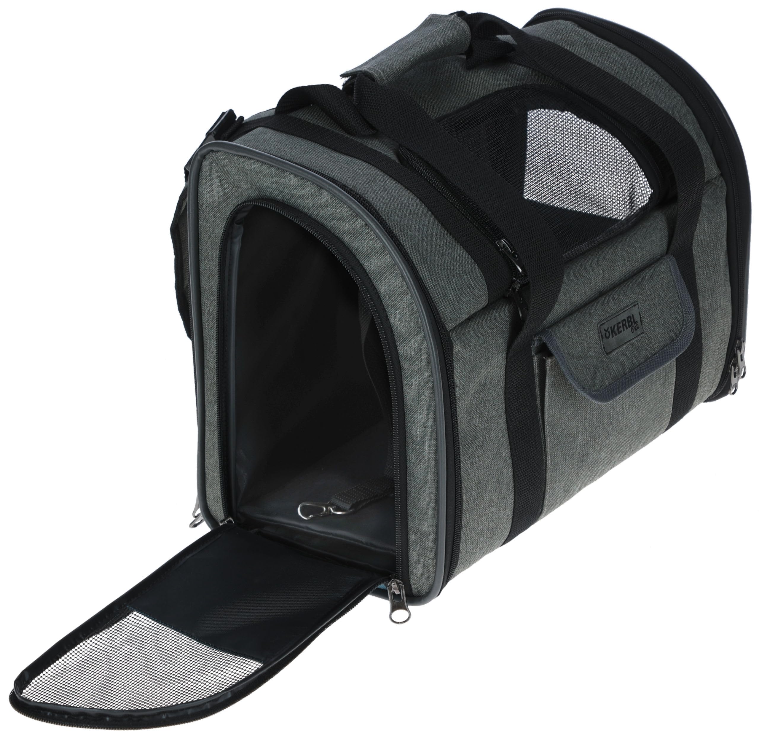 Plecak dla psa Vacation 43 x 24 x 30 cm, szary/niebieski
