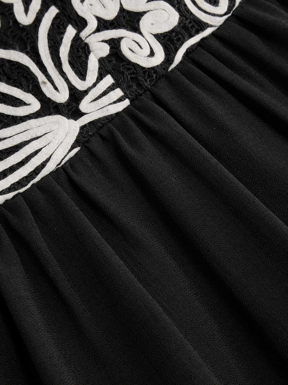 CIDER Womens Square Neck Midi Dresses Sleeveless Bow Straps Smocked Waist Spaghetti Strap Y2k Summer Outfits - Image 7