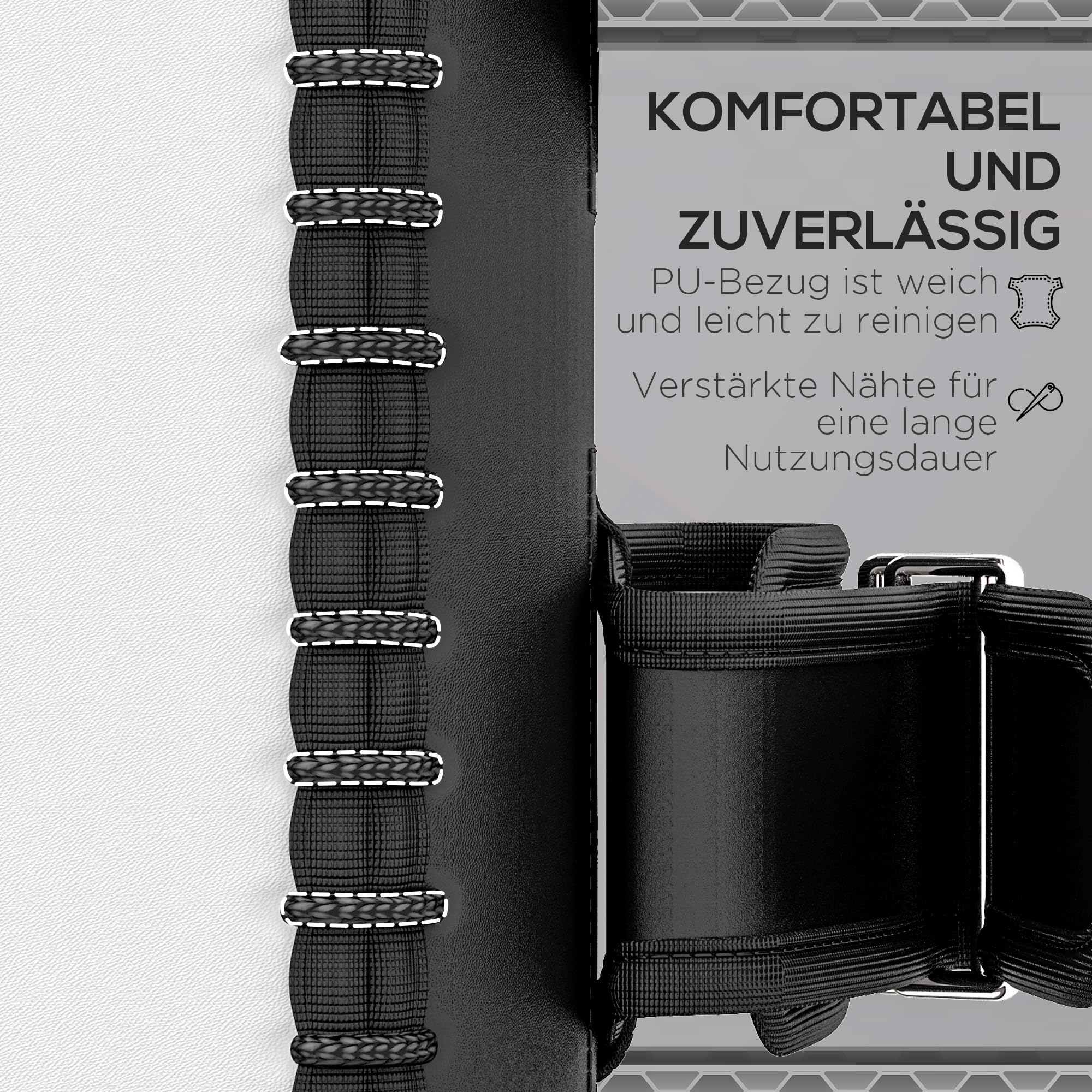 SPORTNOW Pratzen Kickboxen Kickpolster für Muay Thai Boxpratzen Trainerpratzen Schlagpolster für Coaching, Training, Kunstlederbezug