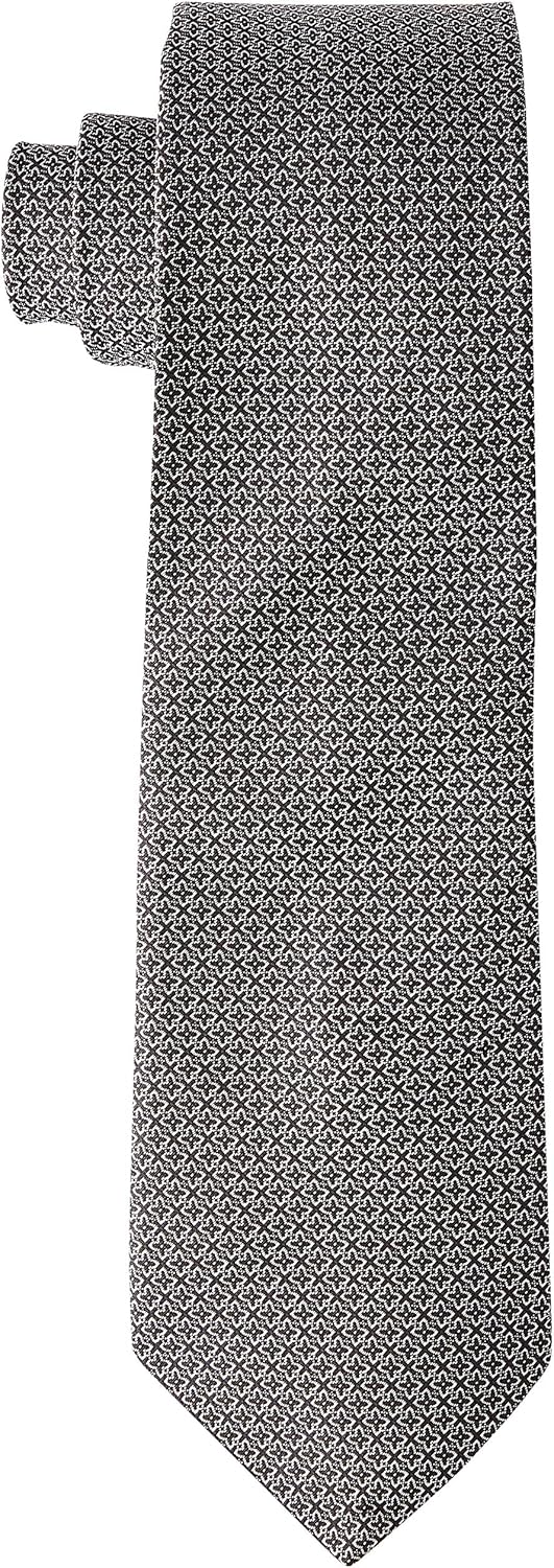 John Varvatos Star USA Men's Fillmore GEO Print TIE, Mineral BLK, One Size at  Men’s Clothing store