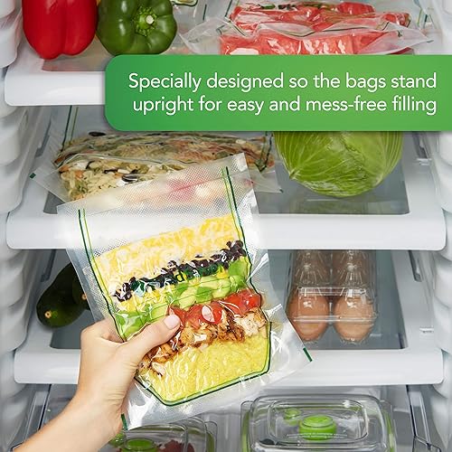 Miniatura 7 de FoodSaver Paquete de bolsas selladoras al vacío y bolsas selladoras al vacío fáciles de llenar