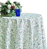 Vista 15 de ATOSII Amalfi - Mantel rectangular de otoño 100% algodón, bohemio, estampado a mano, para cocina, mesa de comedor, lino, decoración de otoño