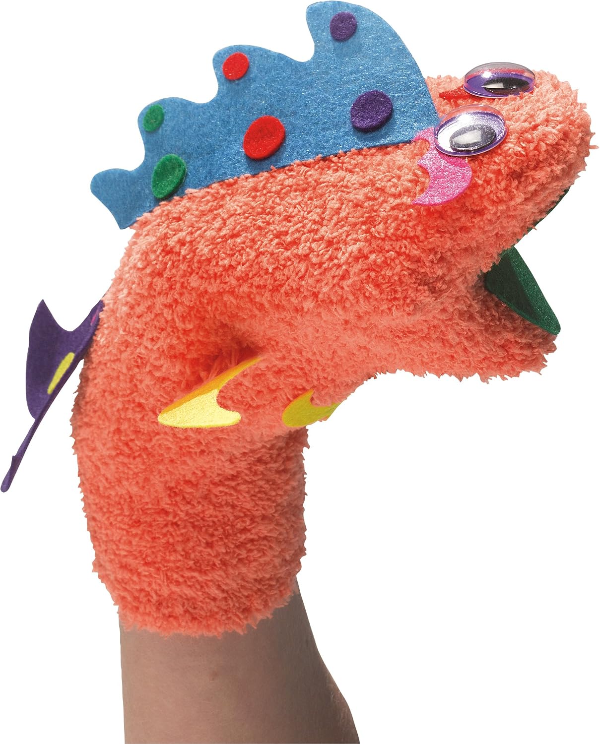 Creativity for Kids My First Sock Puppets for Kids - Create and Play Activity for Preschoolers, Makes 3 Plush Hand Puppets - Mess Free Crafts for Toddlers 2 x 10.5 x 12.13 inches