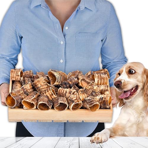 Roscas de vacuno 5-8 cm para perros, 1 kg (aprox. 50 unidades), natural