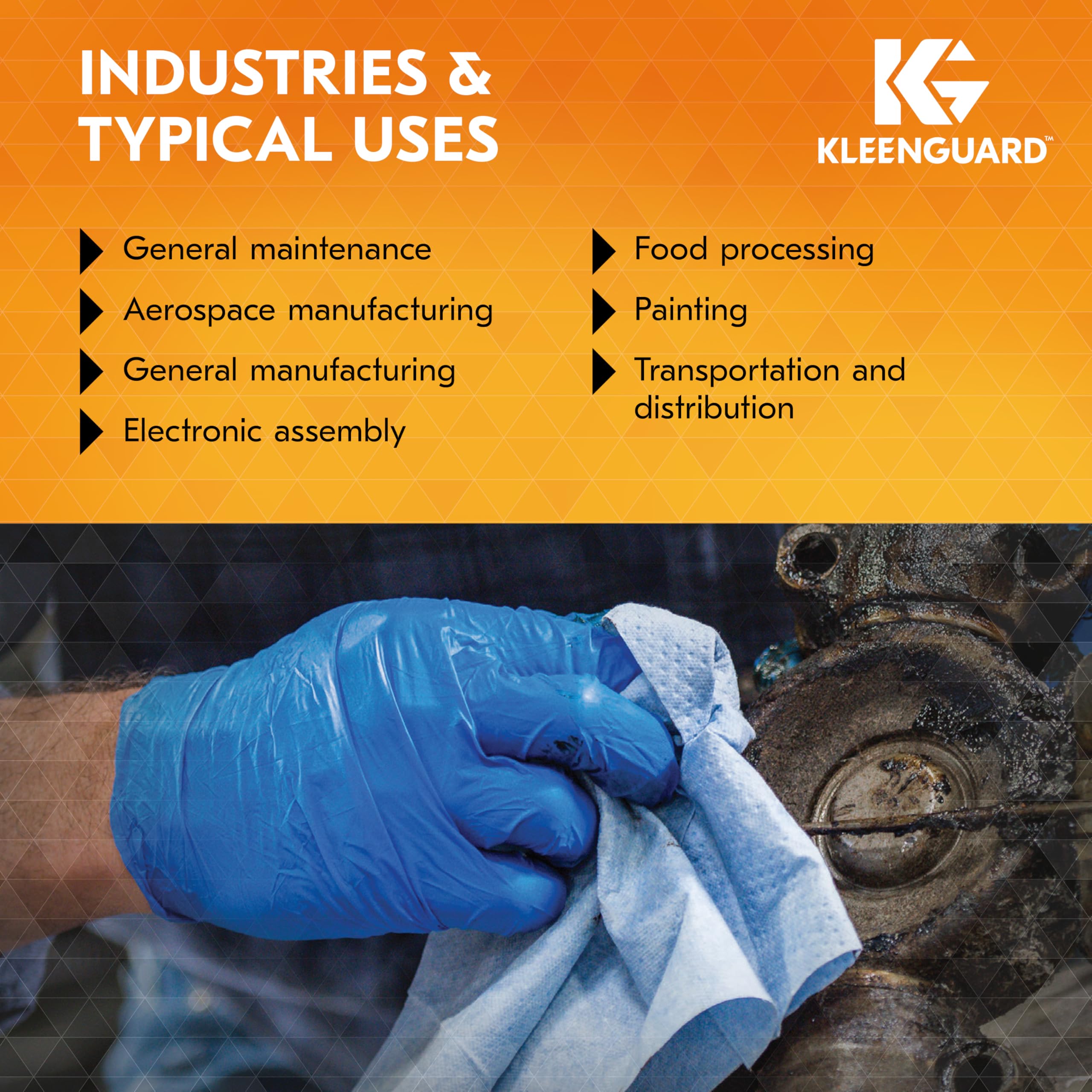 KleenGuard™ Guantes de nitrilo G10 2PRO™ (54424) - Embalaje XL, 90 guantes/caja, 1 caja / estuche