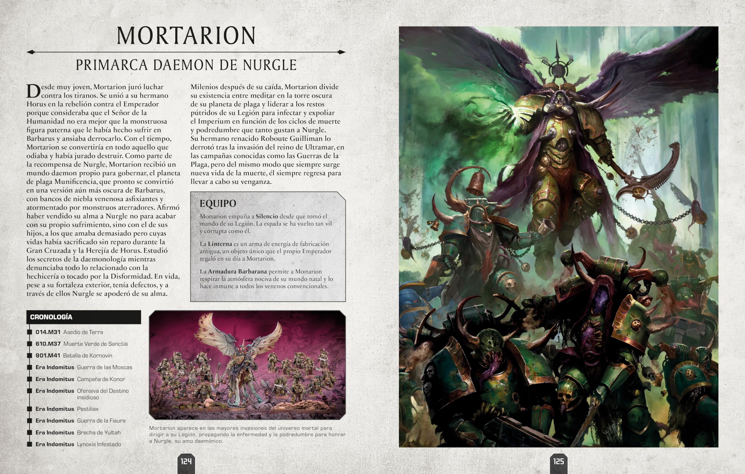 Warhammer 40.000 Enciclopedia de personajes. Incluye miniatura