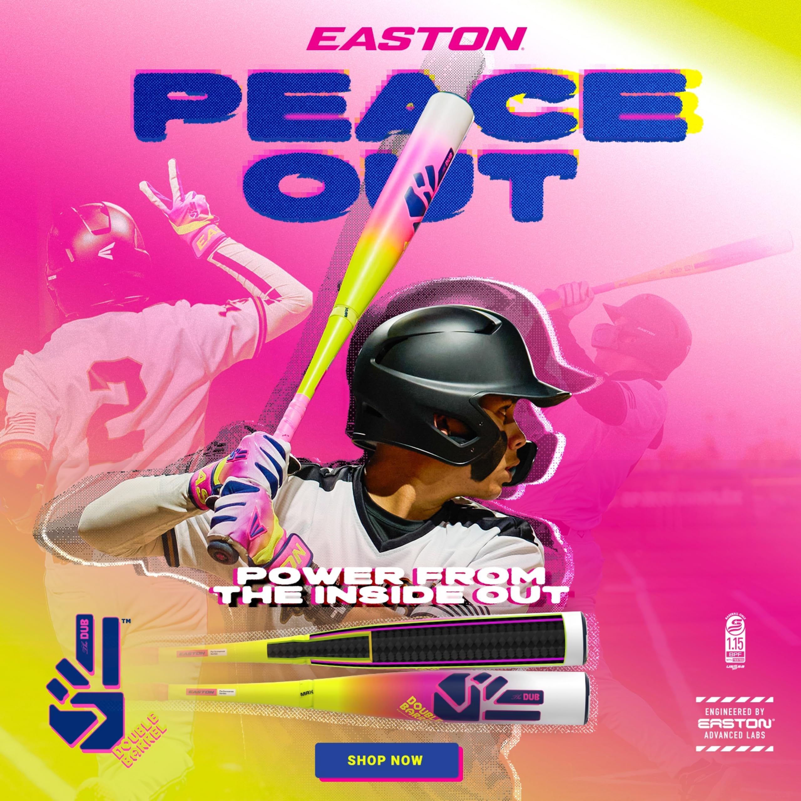 Easton | 2025 | The Dub Baseball Bat | USSSA | -10 Drop | 2 3/4