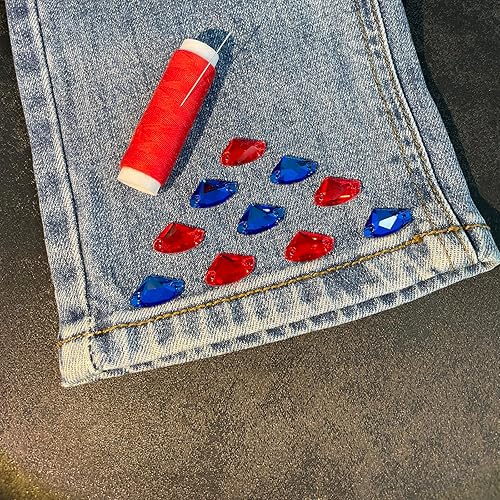 Miniatura 3 de Diamantes de imitación para coser, brillantes diamantes de imitación de parte trasera plana para manualidades, diamantes de imitación de cristal