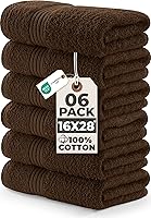 Vista 29 de Toalla de baño de lujo 700 GSM T (35 x 70 pulgadas) de Utopia Towels Gris