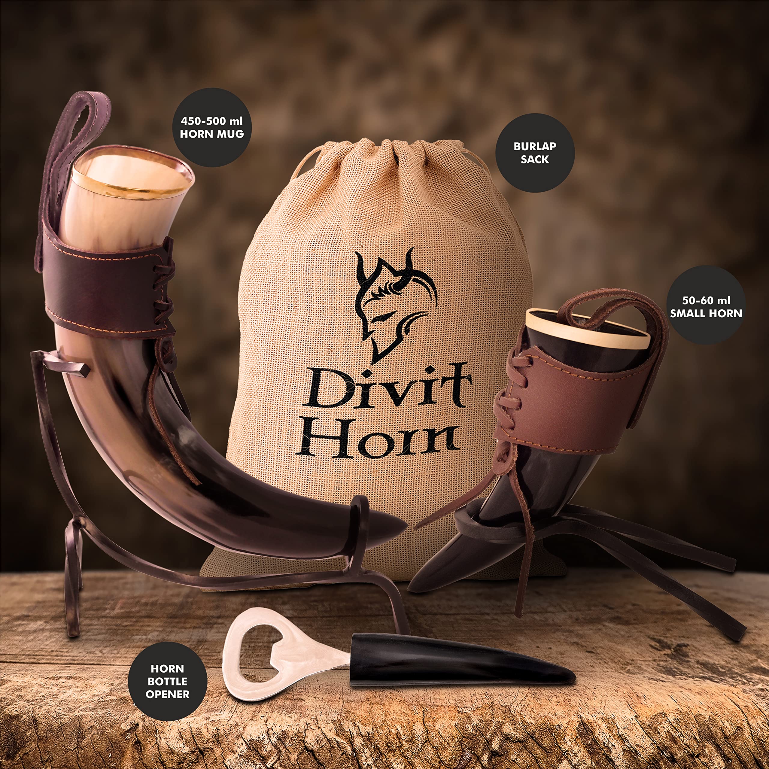Set 4 Boccali Da Birra Grenzau - In Gres, Capacità 0,5 Litri, Design Cilindrico Semplice