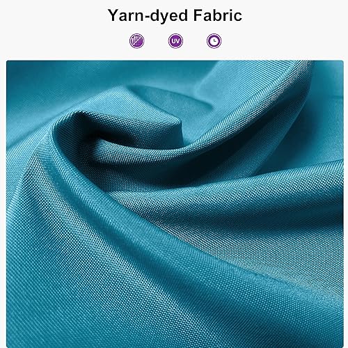 Miniatura 20 de PURPLE LEAF Pérgola de metal retráctil de 10 x 12 pies con toldo y cubierta de sombra para jardín, patio, terraza de playa, cenador, color blanco