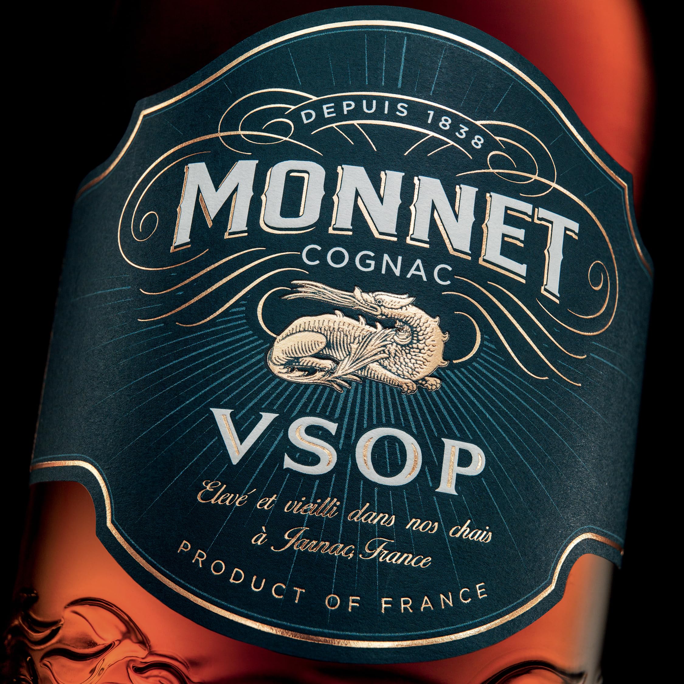 Monnet VSOP Cognac 40% Vol. 0,7 L Geschenkverpackung