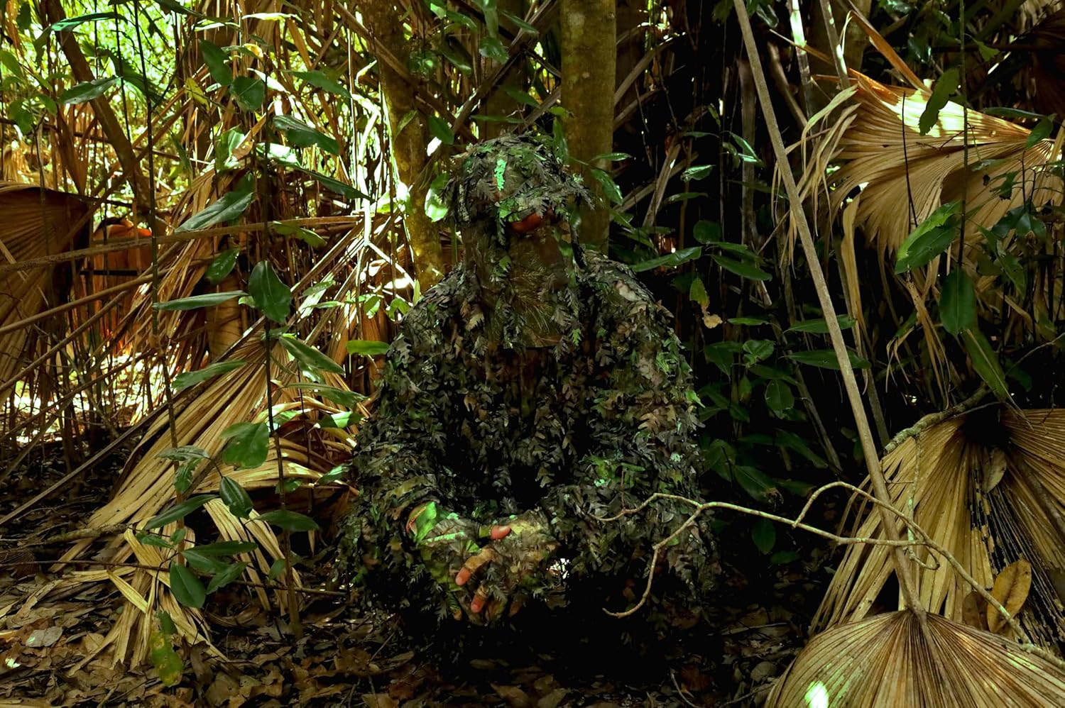 QuikCamo Lightweight 3D Leafy Camo Face Mask & Hat for Hunting, OSFM Adjustable Camouflage Hat, Mossy Oak & Realtree - Image 7