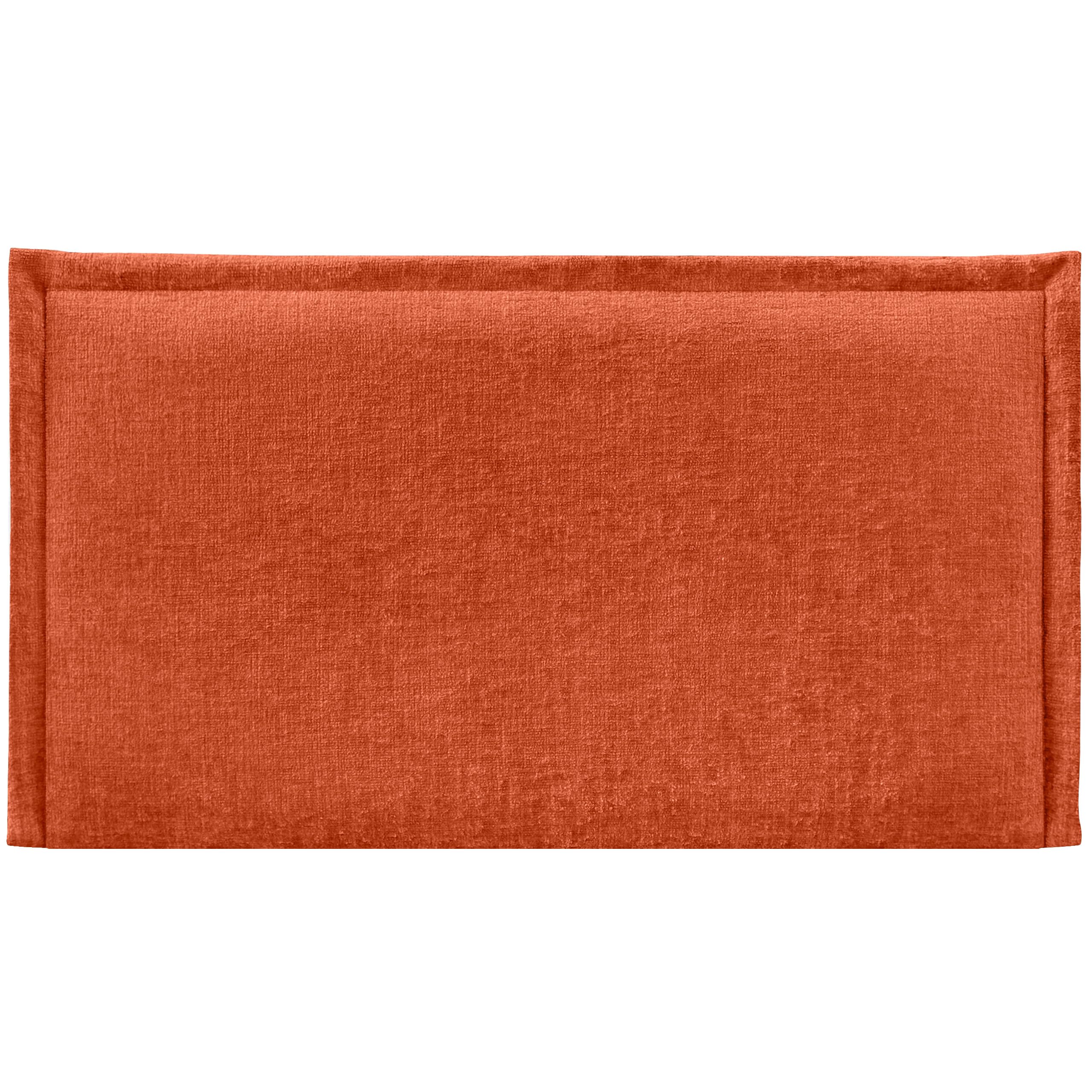 DHOME Cabecero Tapizado de Lana Ecológica Premium con Ribete para Pared Acústicos Absorbentes Cabezal Cama Dormitorio Moderno Top (Naranja, 4cm Gr., 70cm Al., 80cm)