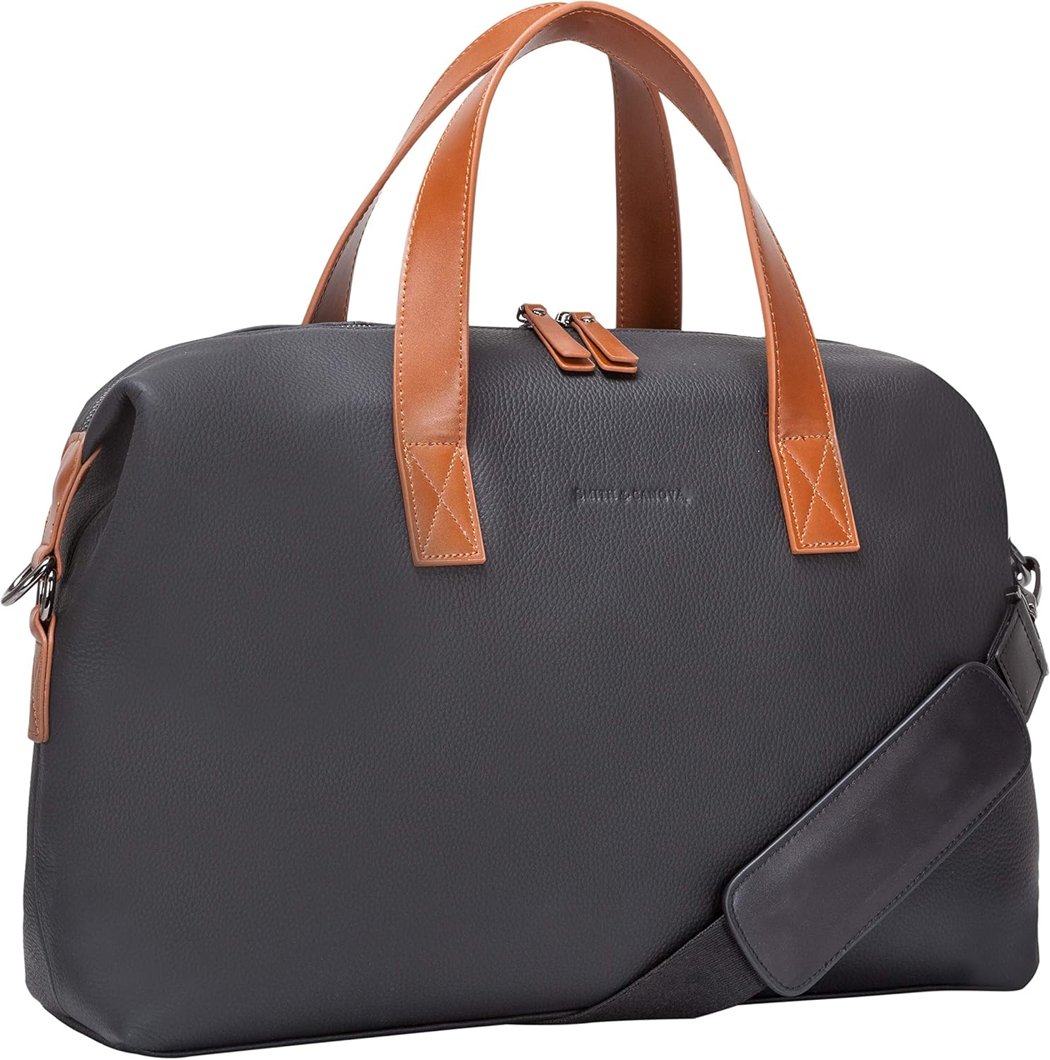 Smith & Canova Men's Smith & Canova Smooth Holdall TopHandle Bag