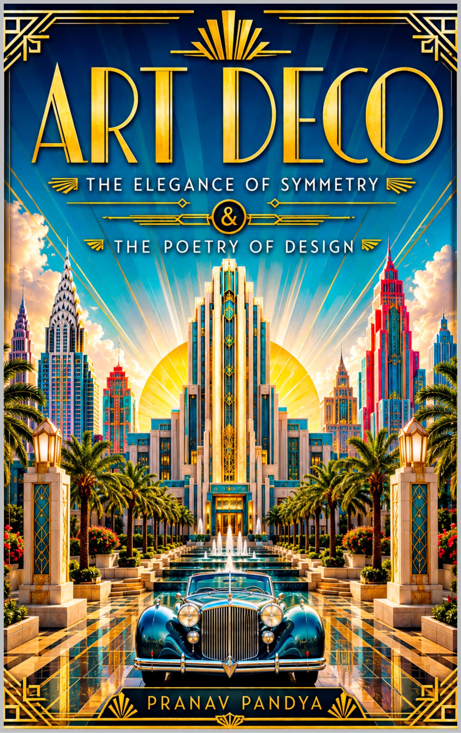 Art Deco Beau Livre de Collection Édition Reliée en Anglais
