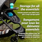Graco Modes Element Système de voyage, Poussette pour bébé 3-en-1 et combo siège d'auto avec siège d'auto pour nourrisson SnugRide SnugLock 35 Lite, dos à la route de 1,8-16 kg (4-35 lb), Miles