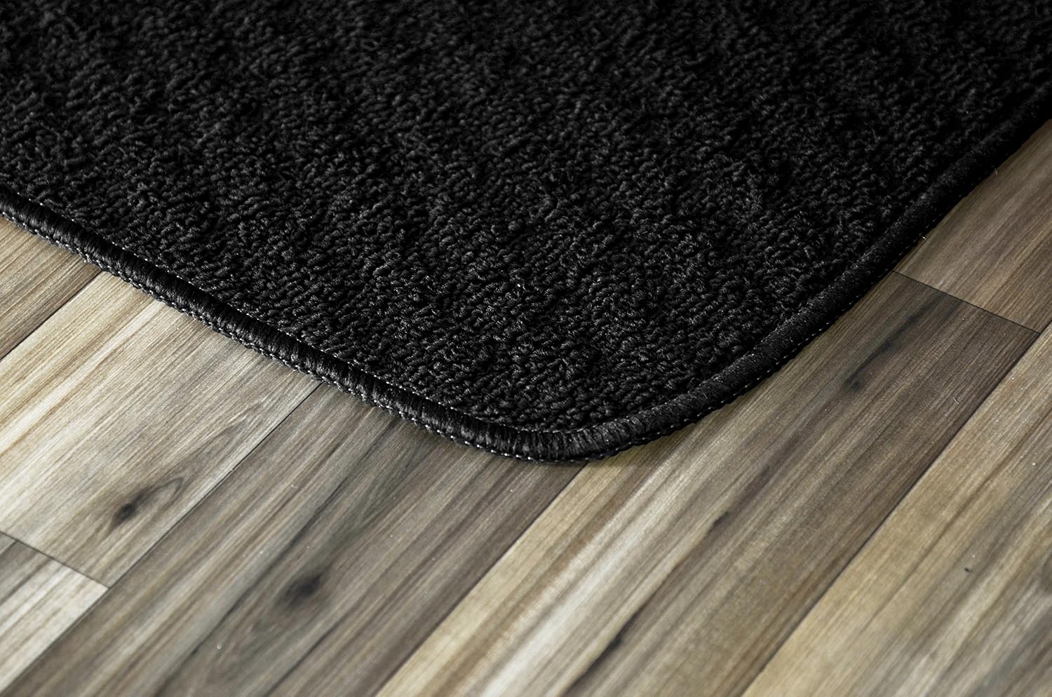 Garland Rug Town Square Area Rug, 2-Piece Set 18"x28" & 18"x28", Black