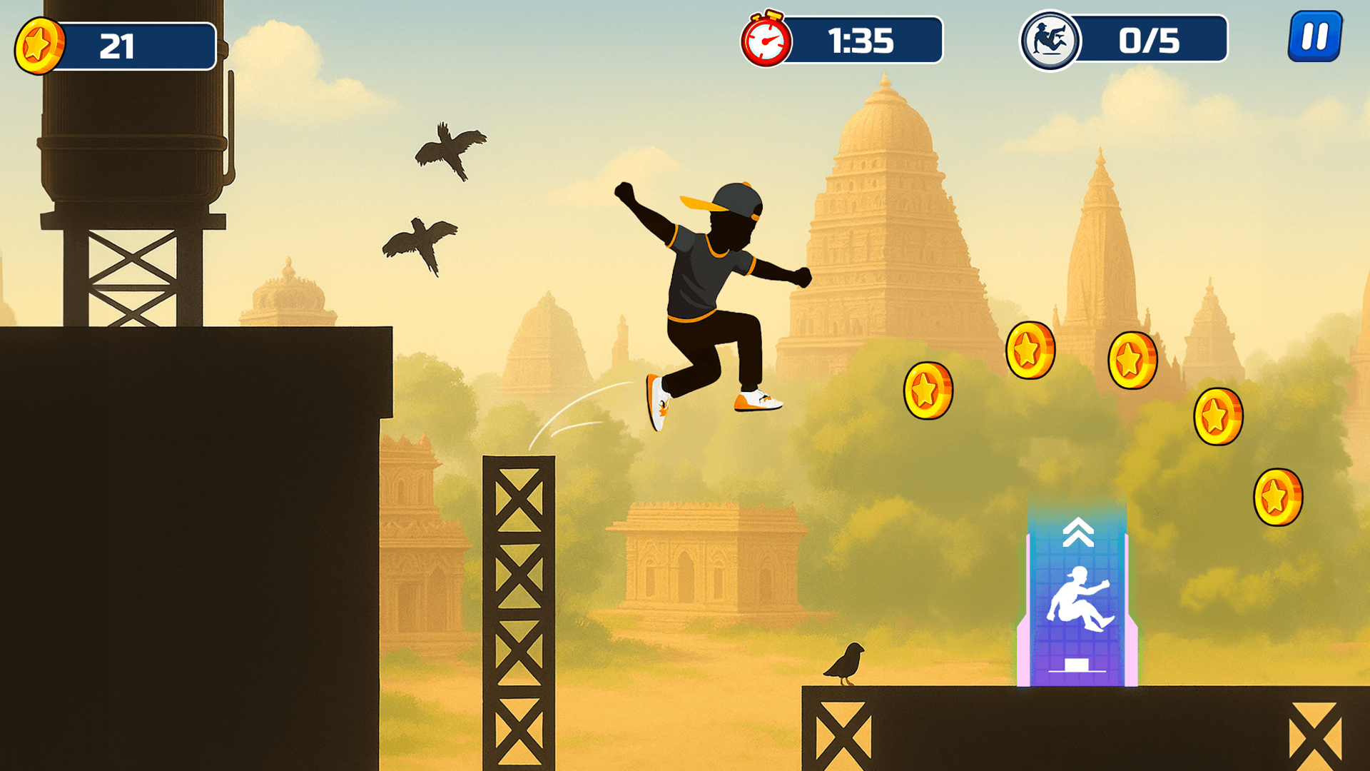 Parkour Run Game - Free Vector Run Rooftop Racing Games - App on Amazon ...