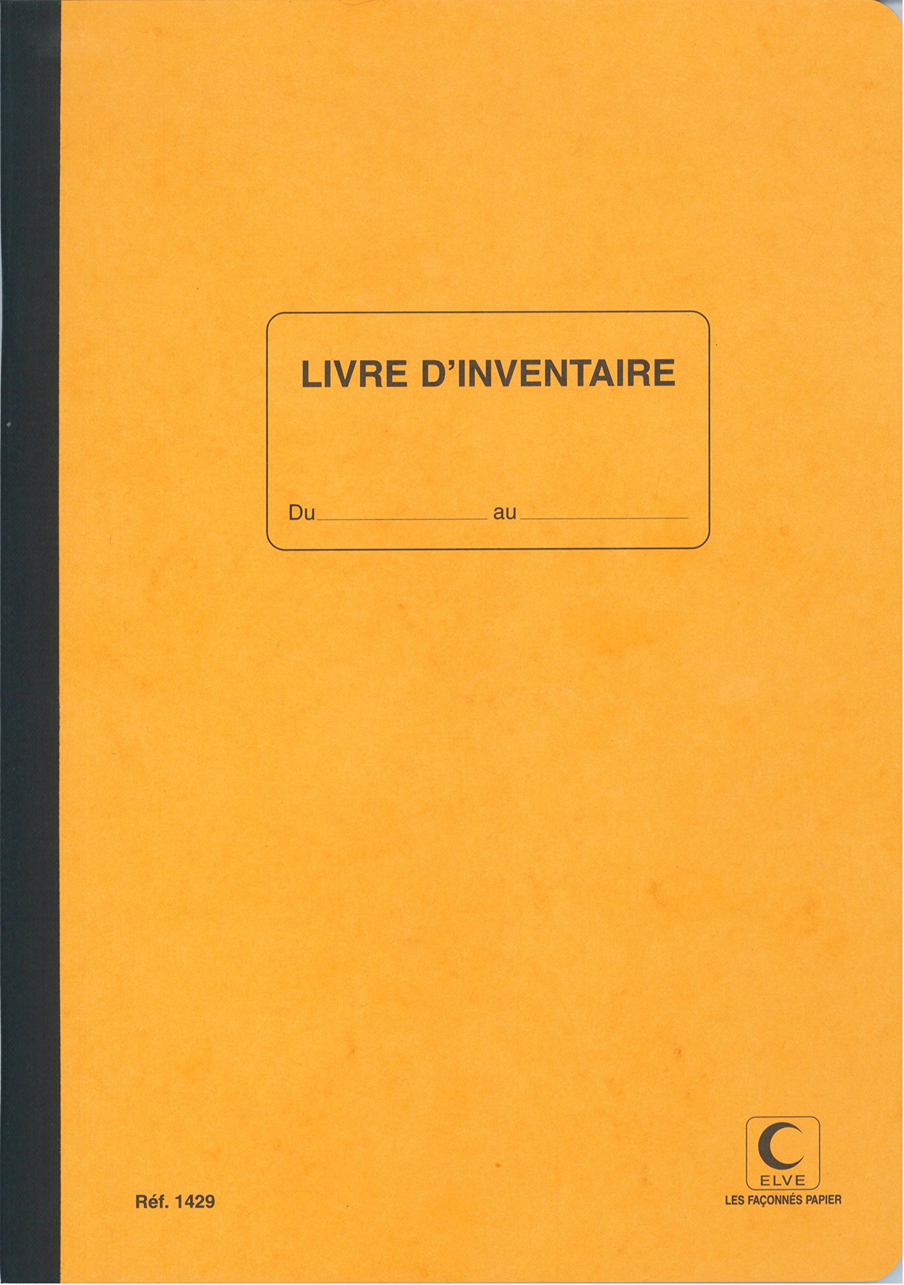 LIVRE D'INVENTAIRE AVEC FOLIO 297X210 80 PAGES