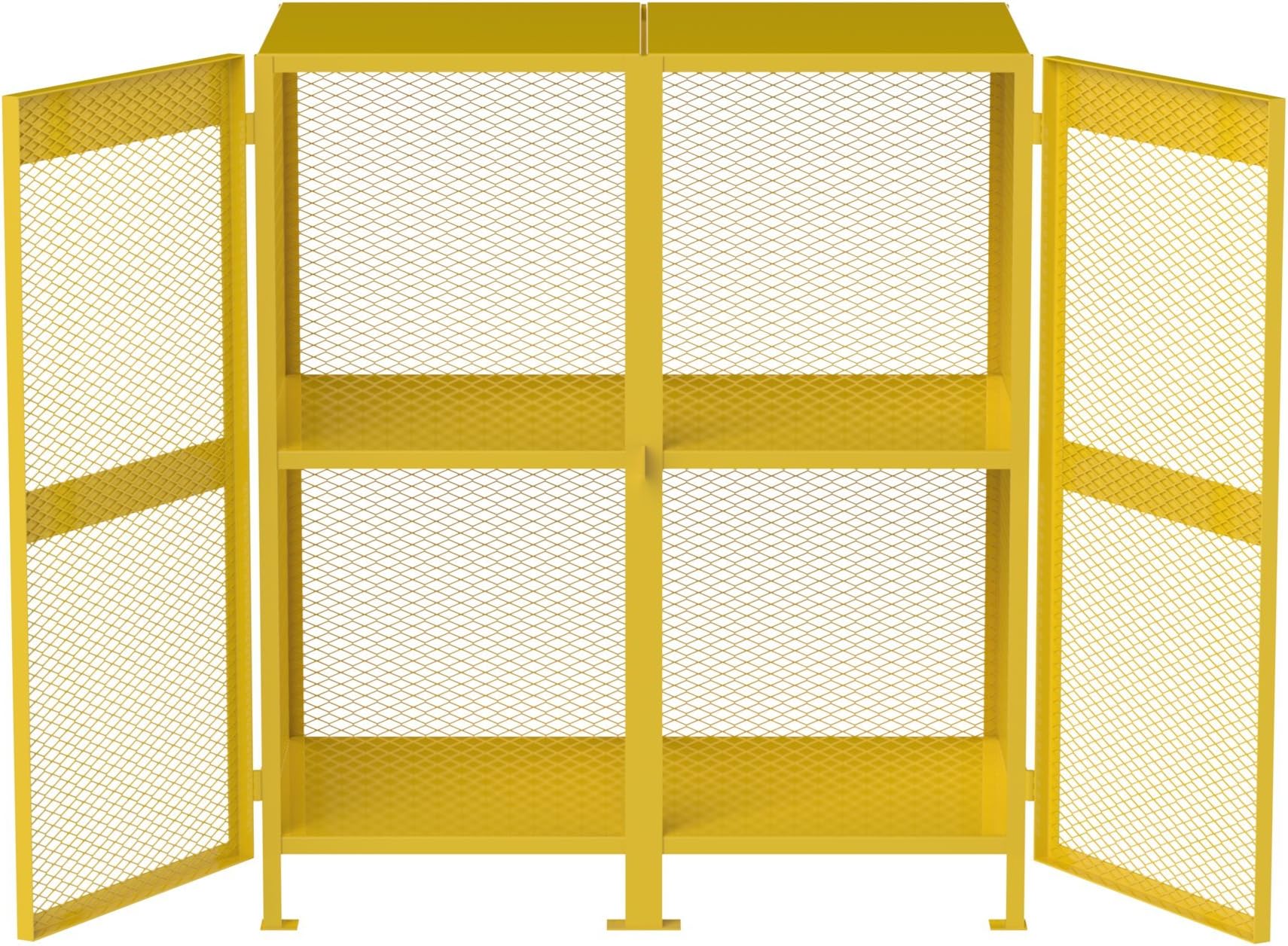 Jamco Products Inc CA160-YP Vertical Cylinder Storage Cabinet, 65-Inch x 38-Inch x 70-Inch