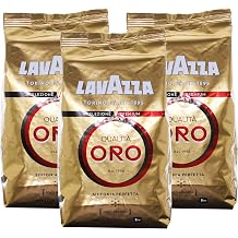 Qualit  Oro Coffee Beans | Espresso & Moka Blend | 1KG Pack of 3 - Central & South American Arabica