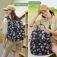 Vista 2 de Hidds - Mochila para laptop de mujer, mochila escolar universitaria, cartera para trabajo de negocios, bolsa de viaje, mochila para adolescentes