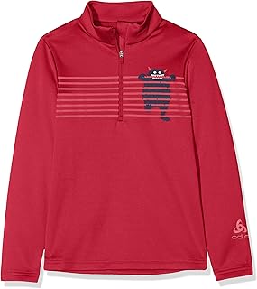 ODLO Unisex Kids Midlayer 1/2 Zip Carve Kids Light Midlayer