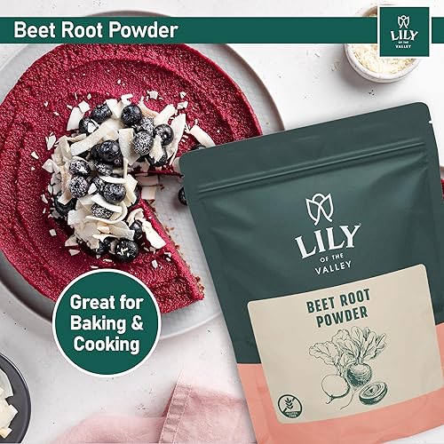 Miniatura 5 de LILY OF THE VALLEY Polvo de raíz de remolacha  Superalimento en polvo a base de plantas para cocinar, hornear y licuados  Fuente natural de óxido