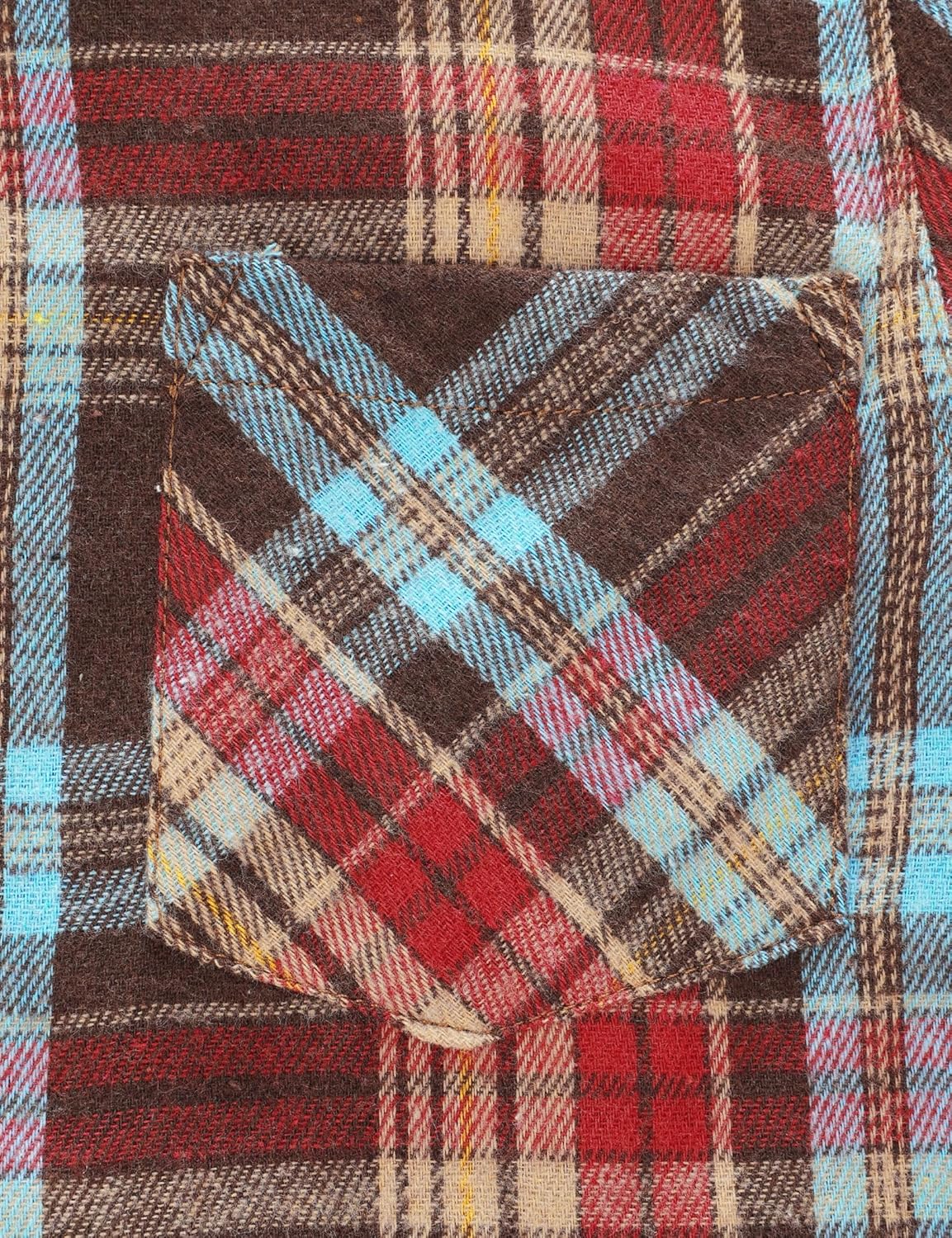 JOGAL Boys Plaid Shirt Long Sleeve Kids Button Down Shirts with Pocket for 6-14 Years - Image 4