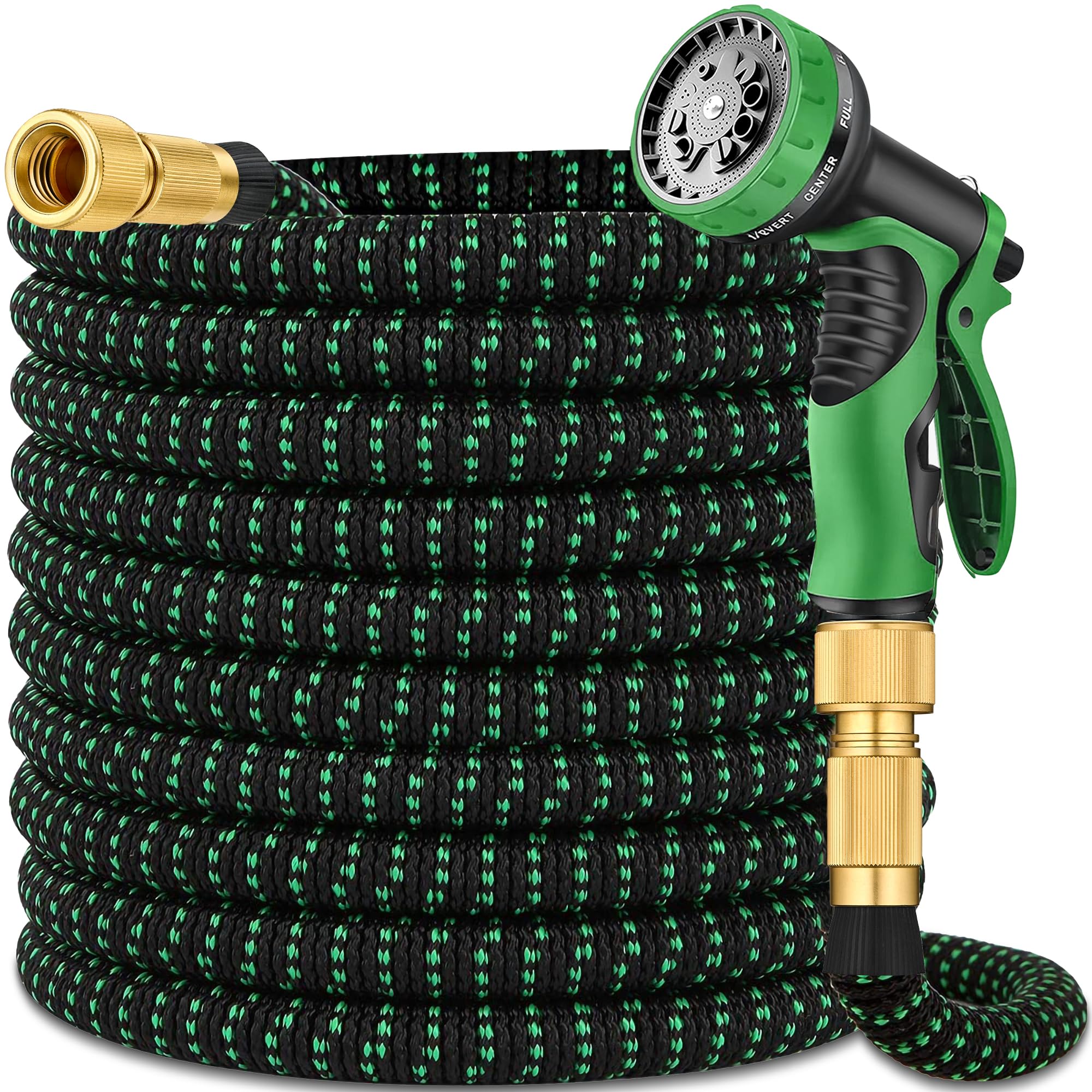 Expanding Garden Hose Pipe 25 ft - Expandable Garden Hose Leak-Proof with 4 -Layer Latex Core - 2026 Version/New Patented,Lightweight, Durable, No-Kink Flexible Retractable Water Hose Pipes
