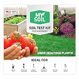 MySoil Soil Test Kit, Unlock Your Lawn & Garden Potential, Complete & Accurate Nutrient and pH Analysis with Recommendations Tailored to Your Soil and Plant Needs 1 Kit