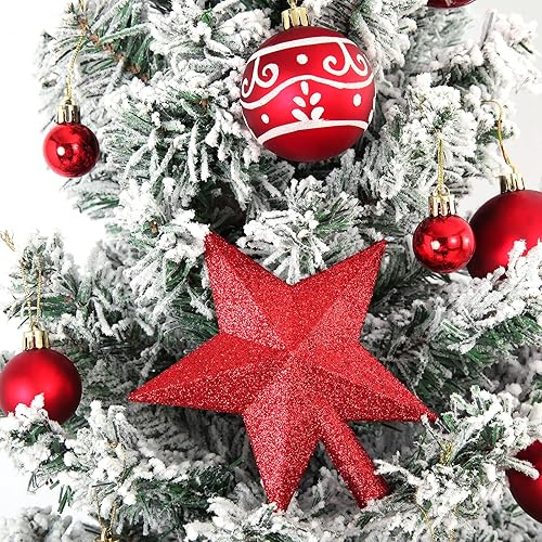 Miniatura 10 de Ultra-Luxury - Juego de 101 bolas de Navidad con decoración de árbol de Navidad bolas de Navidad inastillables - Diseñado en Italia - Mini bolas de