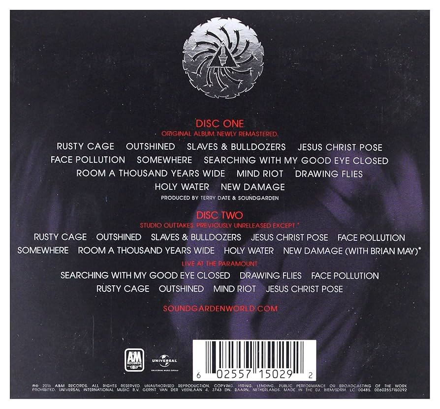 未使用 Soundgarden Bad Motor Finger Sサイズ Amazon.co.jp: BADMOTORFINGER: ミュージック