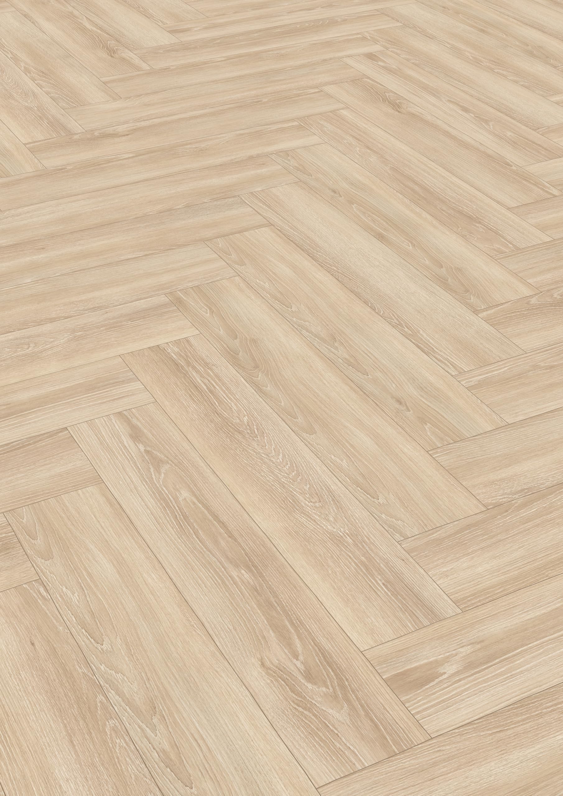 EGGER Laminat NatureSense Herringbone Newport Eiche creme