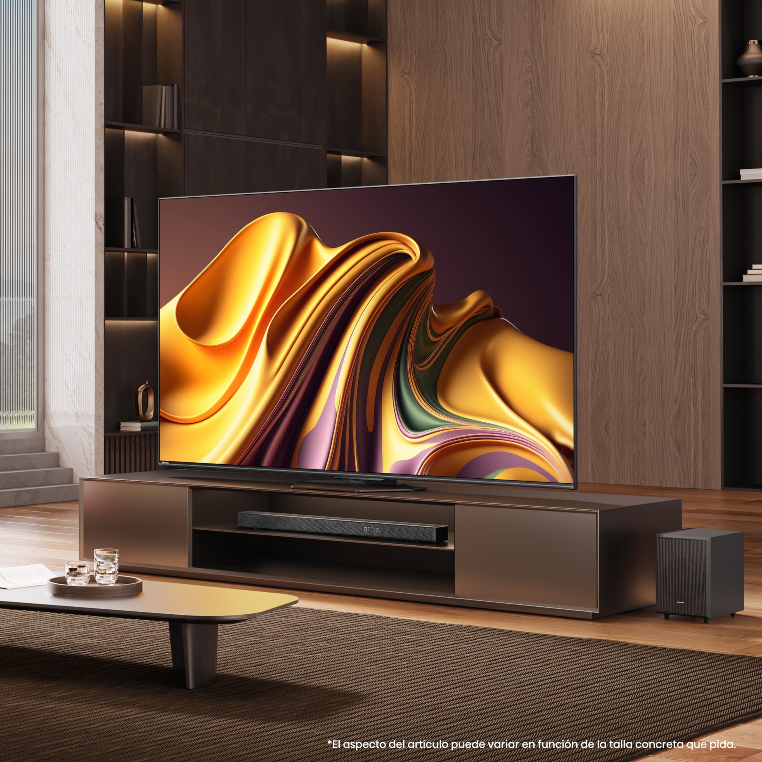 Hisense 55U8N Google TV funciona com Alexa 2024 MiniLED Display