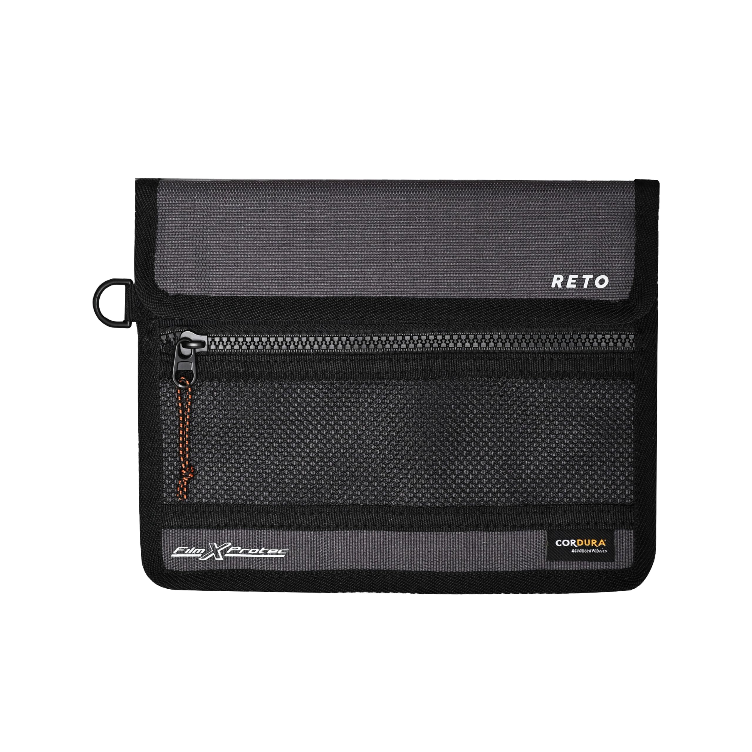 RETO Film X-Protec Bag - CORDURA Waterproof, X-Ray Proof, Lead-Free, Radiopaque Fabric, Lightweight, Durable Duo Layer, Radiation-Resistant Protective Film Bag Size M (22.5 x 18.0 cm) (One Piece)